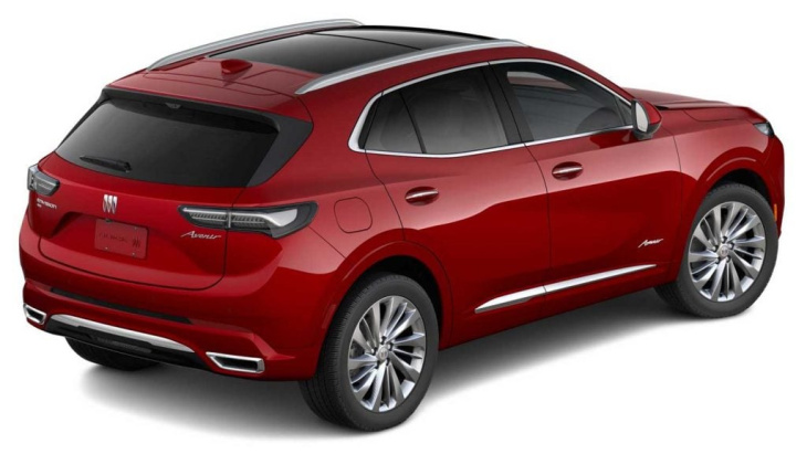 2025 buick envision: neuer look in brilliant red – 228 ps & allradantrieb