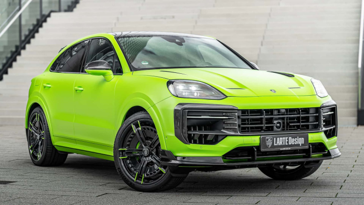 porsche cayenne coupé s (2024): larte setzt bodykit-statement