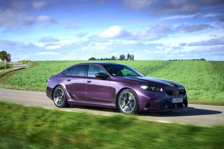 auffallen garantiert: bmw m5 g90 individual in daytona violett