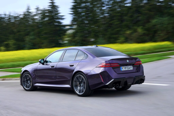 auffallen garantiert: bmw m5 g90 individual in daytona violett