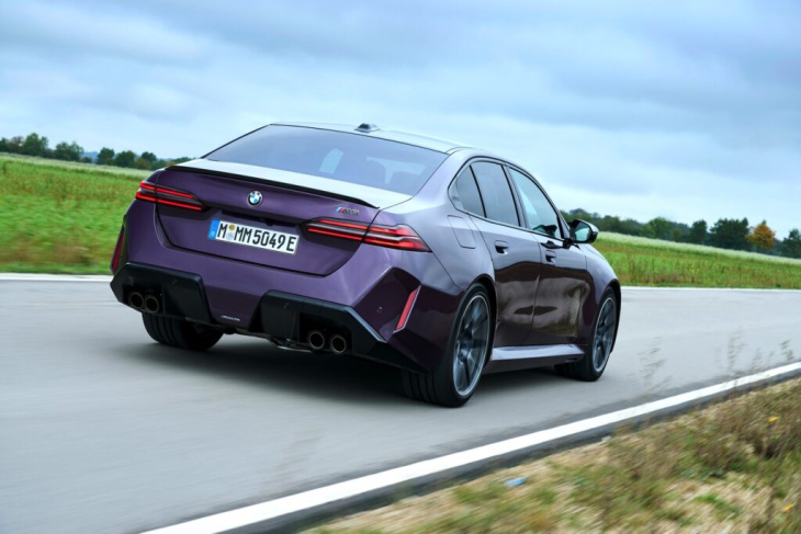 auffallen garantiert: bmw m5 g90 individual in daytona violett