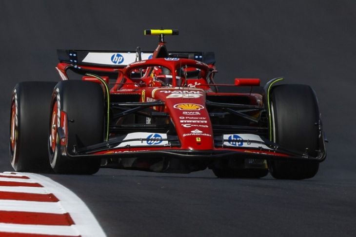 training austin: ferrari-bestzeit durch carlos sainz, dreher bei mercedes