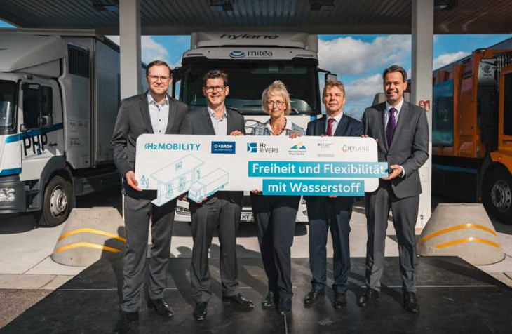 h2 mobility und basf: eröffnung von wasserstofftankstelle in frankenthal