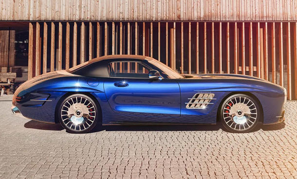 verbrenner, tuning, sportwagen, newsletter, cabrio, mercedes, mercedes sl, mercedes sl von saoutchik: 300 sl-hommage ist ein hingucker