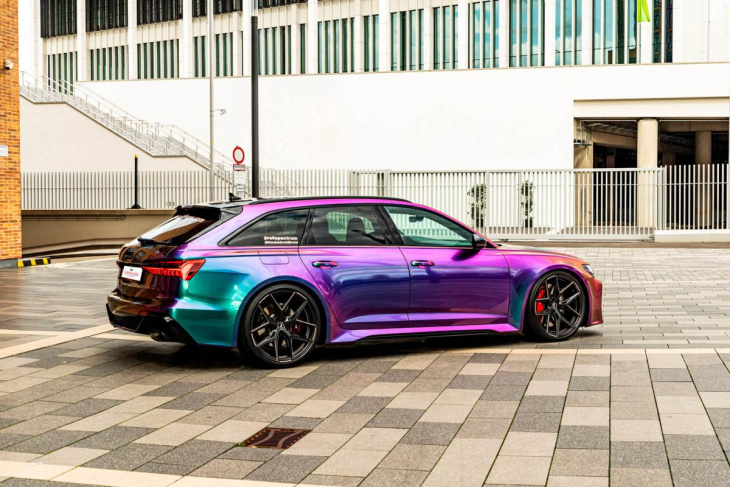 bunt schillernder audi rs 6 avant!