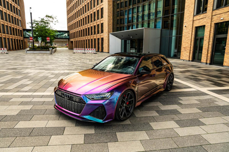 bunt schillernder audi rs 6 avant!