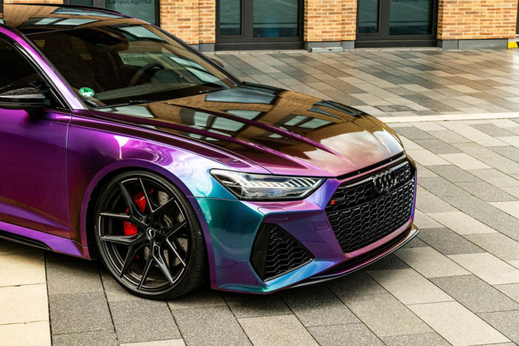 bunt schillernder audi rs 6 avant!