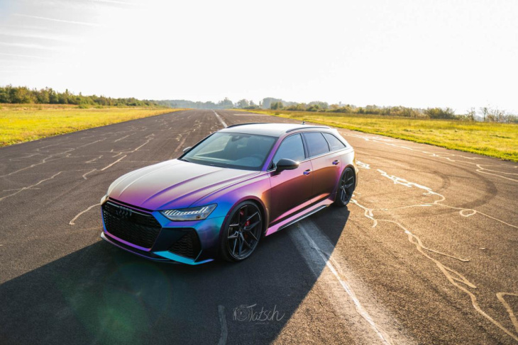 bunt schillernder audi rs 6 avant!