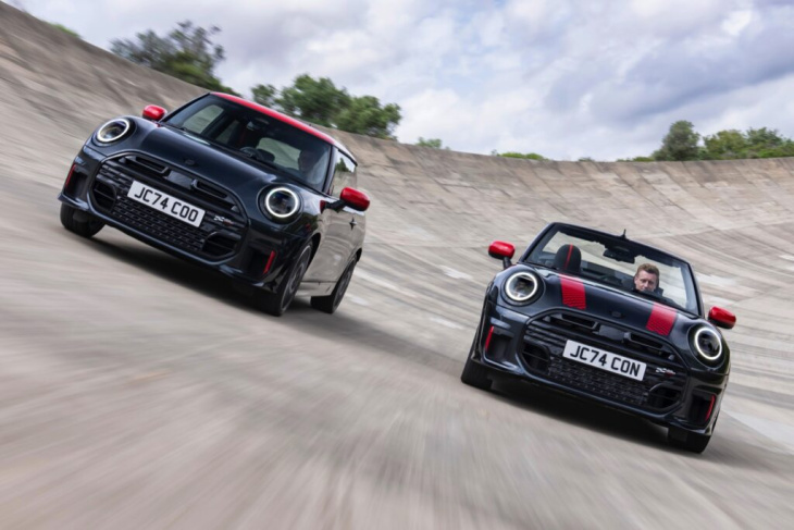 mini jcw 2025: es geht auch mit verbrenner & endrohr!