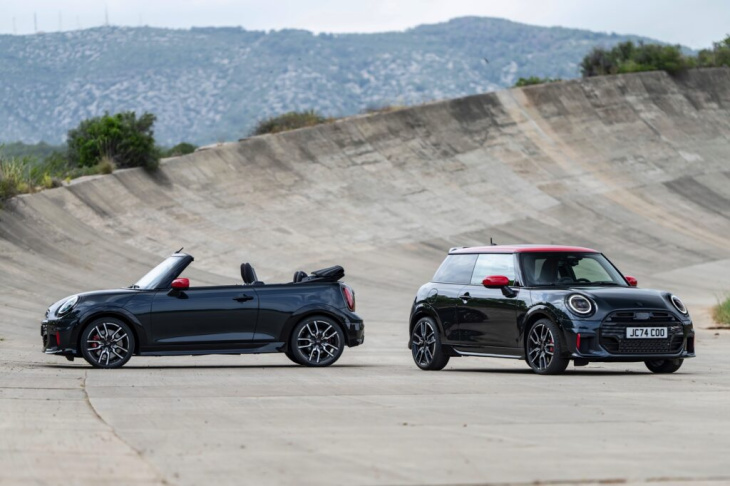 mini jcw 2025: es geht auch mit verbrenner & endrohr!