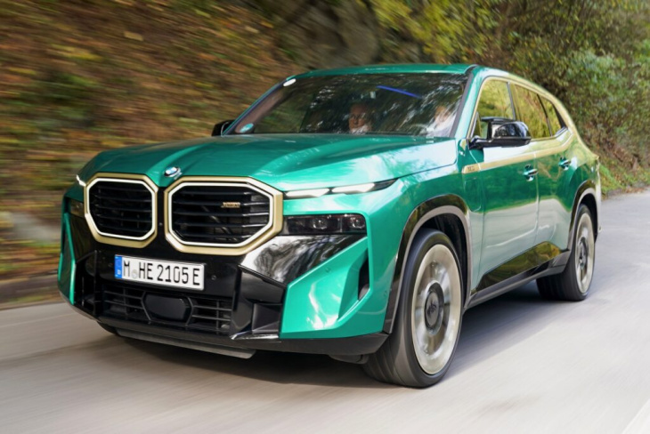 markanter look ohne aufpreis: bmw xm in isle of man green