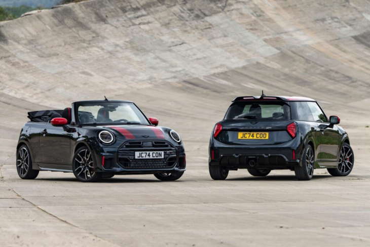 2025 mini jcw & jcw cabrio: mit 231 ps, 380 nm & 250 km/h