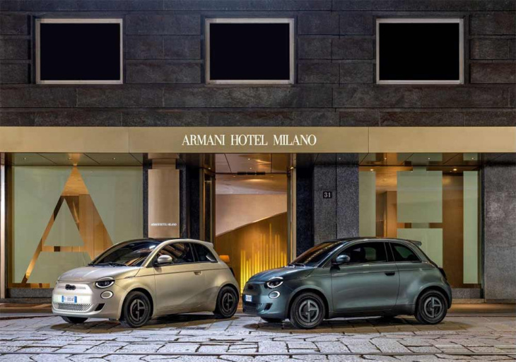 der neue fiat 500 elektro giorgio armani collector’s edition