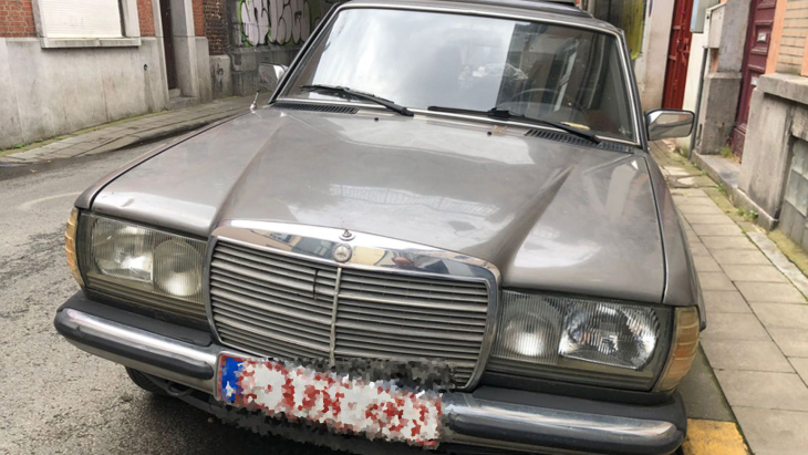 mercedes 240d, fotos eines kolosses der straße