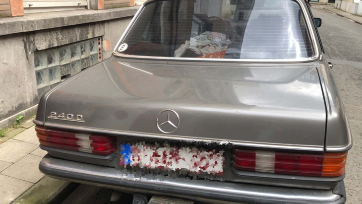 mercedes 240d, fotos eines kolosses der straße