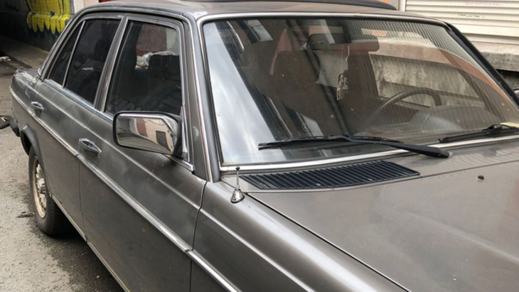 mercedes 240d, fotos eines kolosses der straße