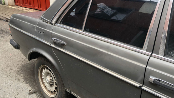 mercedes 240d, fotos eines kolosses der straße