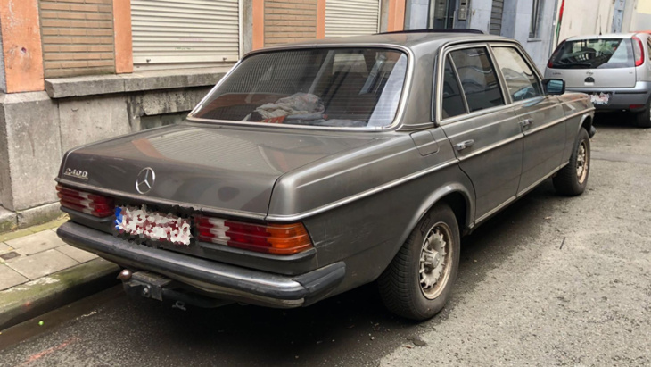 mercedes 240d, fotos eines kolosses der straße