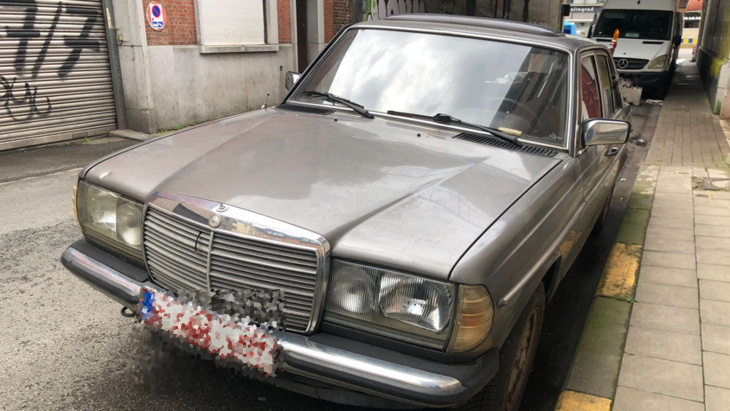 mercedes 240d, fotos eines kolosses der straße