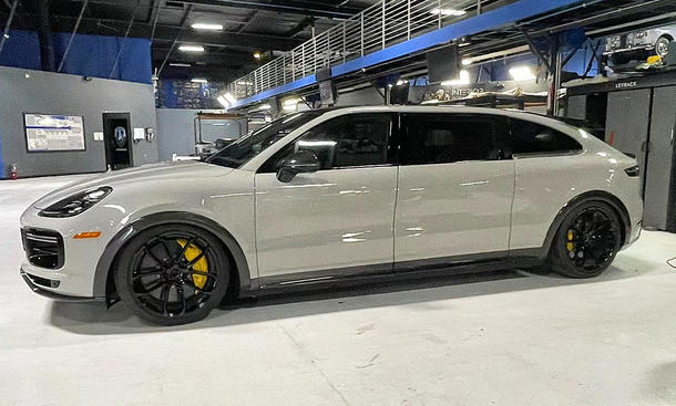 verbrenner, tuning, oberklasse, newsletter, news, allradantrieb, achtzylinder-motor, porsche, porsche cayenne, porsche cayenne: irrer van-umbau mit schiebetüren