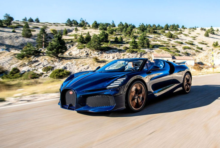 1600 ps aus w16-quad-turbos: der bugatti mystral