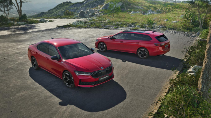 skoda superb & superb combi sportline 2024: sportlicher & mehr komfort