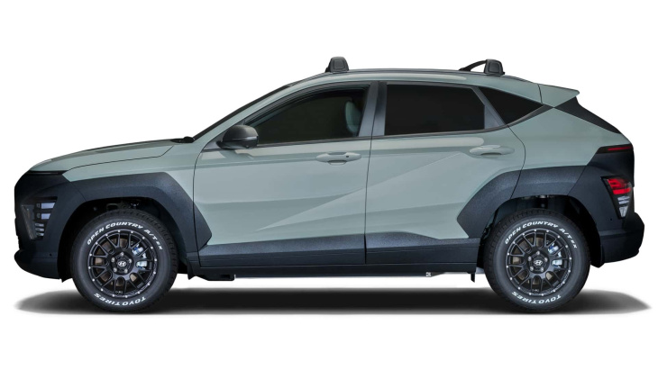 hyundai hat dem kona ein seltsames offroad-outfit verpasst