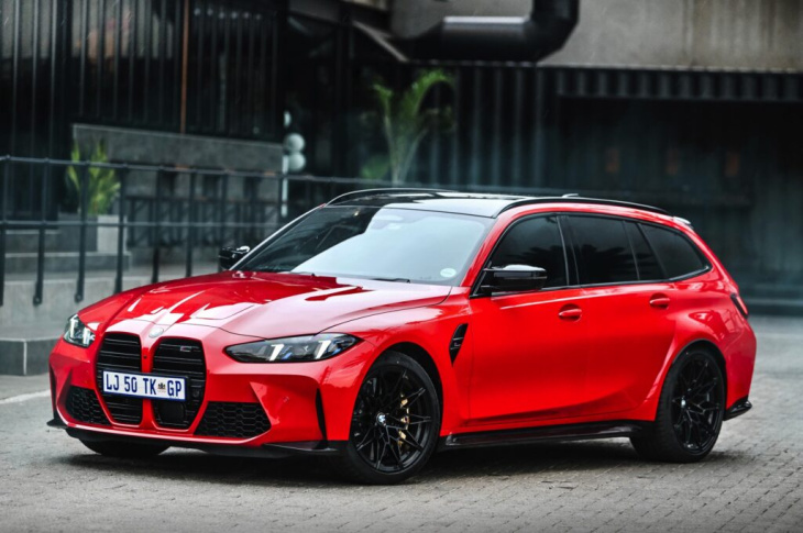 jetzt mit 530 ps: bmw m3 touring facelift in toronto rot