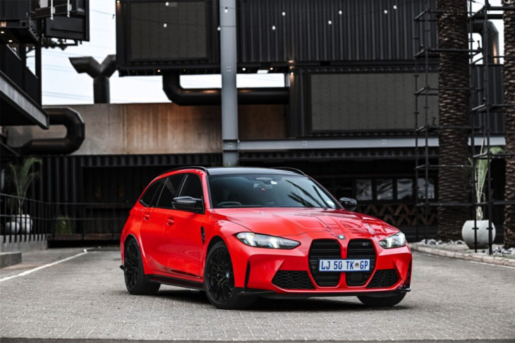 jetzt mit 530 ps: bmw m3 touring facelift in toronto rot