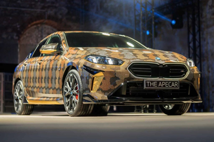 apecar oder art car? bmw 2er gran coupé im apefest-look