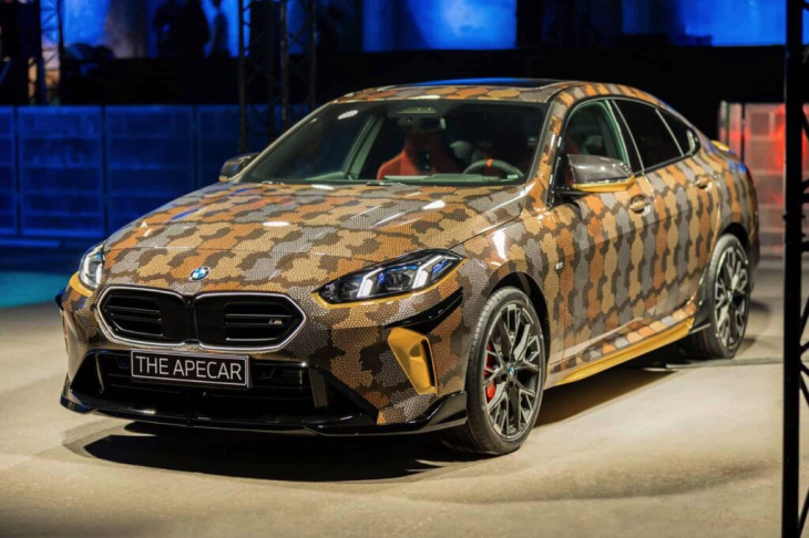 apecar oder art car? bmw 2er gran coupé im apefest-look