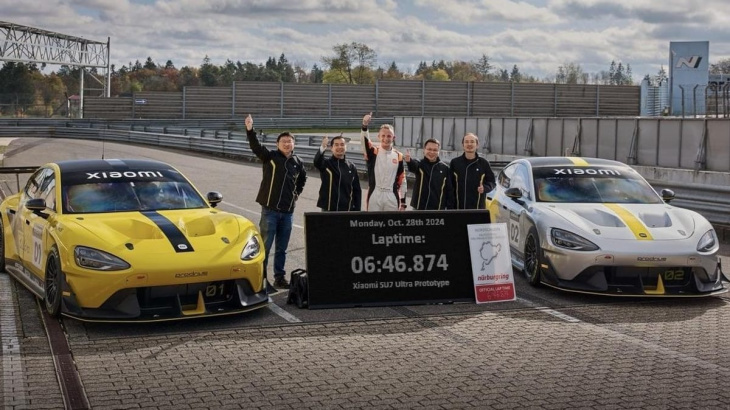 xiaomi su7 ultra: e-auto aus china knackt porsche-rekord auf nürburgring